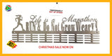 Life Is A Marathon 48 Tier Medal Hanger Stainless Steel Brush Finish Sports Medal Hangers