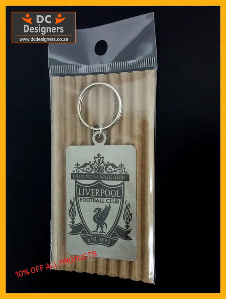 Liverpool Crest Double Sided Laser Engraved Key Ring-Bag Tag Key Rings