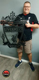 Liverpool Fc Ynwa Crest Mounted Wall Art Design