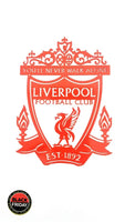 Liverpool Fc Ynwa Crest Mounted Wall Art Design Red / 41Cm X 30Cm Small