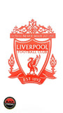 Liverpool Fc Ynwa Crest Mounted Wall Art Design Red / 41Cm X 30Cm Small