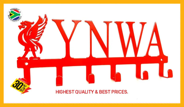 Liverpool Ynwa Liverbird Key Hook Red Key Hooks