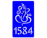 Lord Ganesh Design House Sign Wall Art