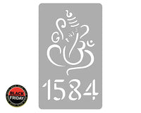 Lord Ganesh Design House Sign Wall Art