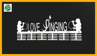 Love Singing 48 Tier Medal Hanger Stainless Steel Brush Finish Sports Medal Hangers