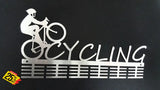 Male Cycling 48 Tier Medal Hanger Stainless Steel Brush Finish Sports Medal Hangers