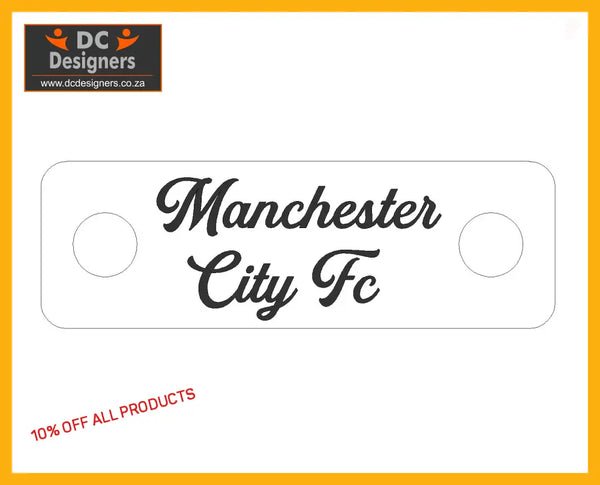 Manchester City Fc Individual Shoelace Tag Shoe Lace Tags