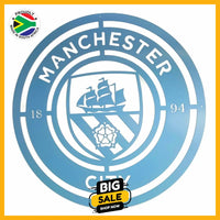 Manchester City Football Club Mounted Wall Art Design