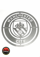 Manchester City Football Club Mounted Wall Art Design