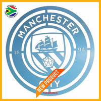 Manchester City Football Club Mounted Wall Art Design