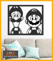 Mario & Luigi Wall Art Art