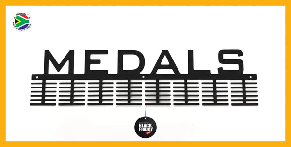 Medals 96 Tier Medal Hanger (Option Of Colors Available) Black Sports Medal Hangers