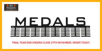 Medals 96 Tier Medal Hanger (Option Of Colors Available) Black Sports Medal Hangers