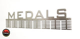 Medals 96 Tier Medal Hanger (Option Of Colors Available) Stainless Steel Brush Finish Sports Medal