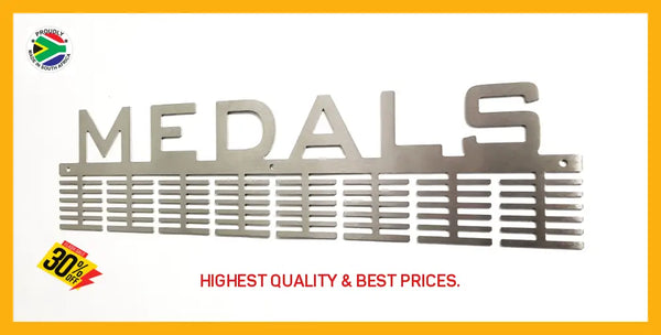 Medals 96 Tier Medal Hanger (Option Of Colors Available) Stainless Steel Brush Finish Sports Medal