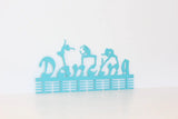 Mixed Dancing 48 Tier Medal Hanger Blue Turquoise Sports Medal Hangers