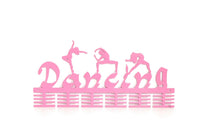 Mixed Dancing 48 Tier Medal Hanger Pink Sports Medal Hangers