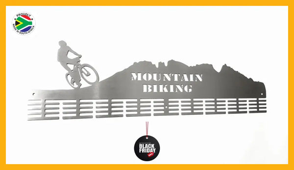 Mountain Bike Mountain 72 Tier Medal Hanger Stainless Steel Brush Finish Sports Medal Hangers