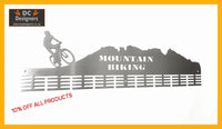 Mountain Bike Mountain 72 Tier Medal Hanger Stainless Steel Brush Finish Sports Medal Hangers