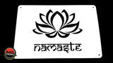 Namaste Lotus Flower Wall Art