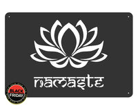 Namaste Lotus Flower Wall Art