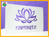 Namaste Lotus Flower Wall Art