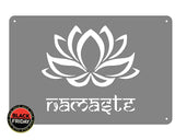 Namaste Lotus Flower Wall Art