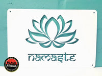 Namaste Lotus Flower Wall Art