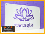 Namaste Lotus Flower Wall Art