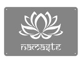 Namaste Lotus Flower Wall Art