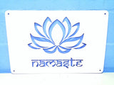 Namaste Lotus Flower Wall Art