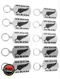 New Zealand All Blacks Single Sided Laser Engraved Key Ring-Bag Tag Key Rings