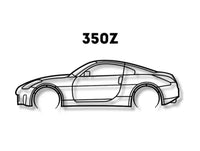 Nissan 350 Z Detailed Silhouette Metal Wall Art