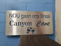 Nou Gaan Ons Braai Wall Art