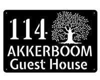 Oak Tree House Sign Wall Art