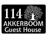 Oak Tree House Sign Wall Art