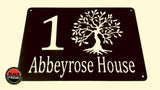 Olive Tree House Sign Wall Art