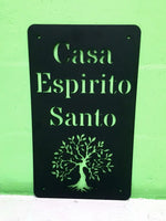 Olive Tree House Sign Wall Art