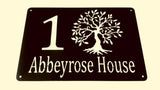 Olive Tree House Sign Wall Art