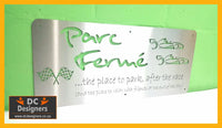 Parc Ferme Home Bar Sign Mounted Wall Art