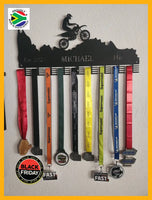 Personalised Motocross 72 Tier Medal Hanger Sports Medal Hangers