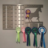 Personalized Horse Rosette Hangers