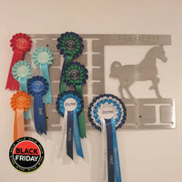 Personalized Horse Rosette Hangers