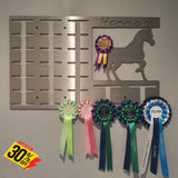 Personalized Horse Rosette Hangers