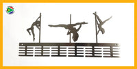 Pole Dance Figurines 48 Tier Medal Hanger Sports Medal Hangers