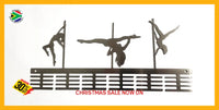 Pole Dance Figurines 48 Tier Medal Hanger Sports Medal Hangers