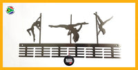 Pole Dance Figurines 48 Tier Medal Hanger Sports Medal Hangers