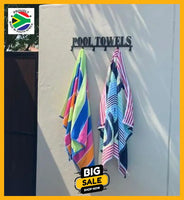 Pool Towels 6 Hook Towel Hanger Small Or Large Home Décor