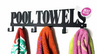 Pool Towels 6 Hook Towel Hanger Small Or Large Home Décor
