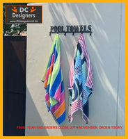 Pool Towels 6 Hook Towel Hanger Small Or Large Home Décor